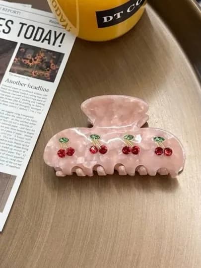 Крабик для волос со стразами, зажим для волос, заколка — IBSHOP-КРАБВИШ-ПУДР