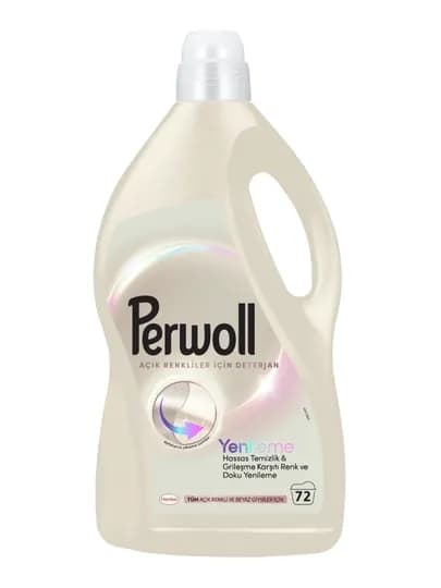 Гель для стирки Perwoll эффект восстановления для белого, 3.96 л