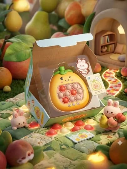 Интерактивная электронная игровая консоль Pop It для детей, светящийся антистресс — HADICHN-NOKPOPIT