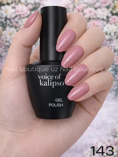 Voice of Calipso Gel Polish —профессиональный гель-лак с глубоким цветом и стойким блеском — UZNAIL-КАЛИПСО2-ЧЕРН