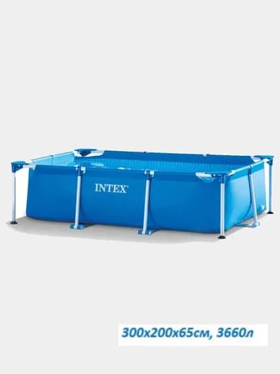 Надувной бассейн Intex бассейн для двора, водный бассейн — NURMART-BASSEN00-СИНМЕЛ