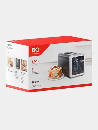Тостер BQ T4002 LED, с дисплеем и сенсорной панелью, мощность 850 Вт