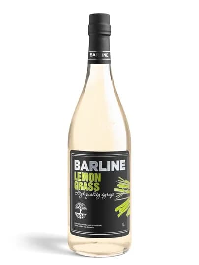 Barline Lemongrass — сироп Лемонграсс для кофе, коктейлей и десертов, 1 литр