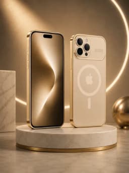Чехол для iPhone 11, 12, 13, 14, 15, 16, 17 Pro, Pro Max, Air — CHOTKI-AUTOFOCUS-ЗОЛОТ-14Max