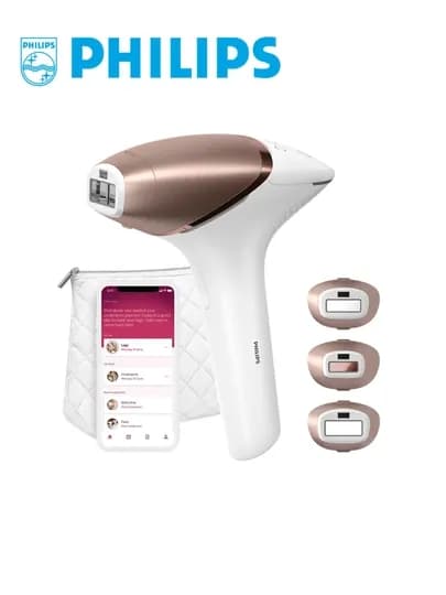 Фотоэпилятор Philips Lumea 9000, для лица, тела, зоны бикини, подмышечных впадин — ZEEKER-PHILIPSBRI955