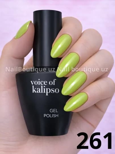 Voice of Calipso Gel Polish профессиональный гель-лак с глубоким цветом и стойким блеском — UZNAIL-КАЛИПСО4-ЛЗЕЛЕН