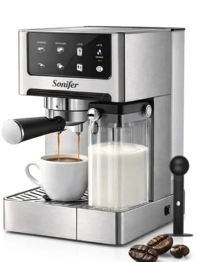Кофемашина Sonifer SF-3587 — профессиональная, 20 бар, с капучинатором