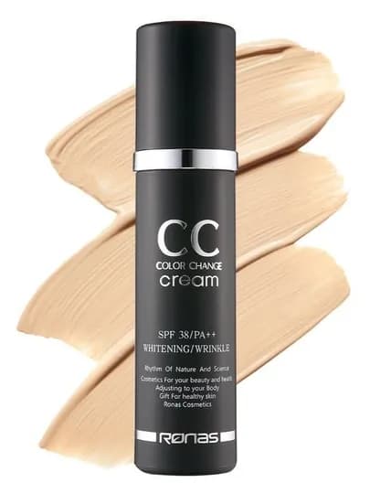 Ronas CC Color Change Cream SPF38 PA+++ — тон выравнивающий CC крем для лица — KOSMOSI-RONASCC
