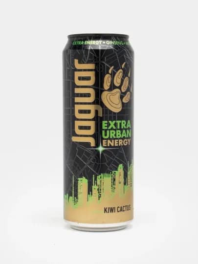 Энергетический напиток "Jaguar Extra Urban Energy" киви и кактуса, 440 мл
