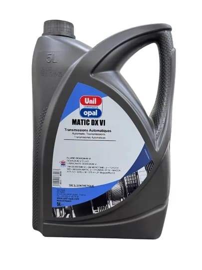Масло для АКПП UNIL OPAL MATIC DX VI — высокотехнологичное синтетическое масло, Франция