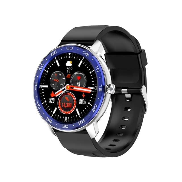 Смарт-часы 2E Alpha X 46 mm Silver-Blue (2E-CWW30SLBL)