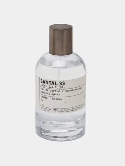 Santal 33 Le Labo, 100 мл — унисекс парфюм, сочетающий в себе ноты