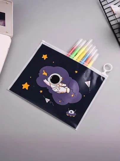 Пенал детский, для письменных принадлежностей и документов, 21 * 17 см, 10 * 19 см — LILYROS-BIRSHOX-ЗОЛОТ