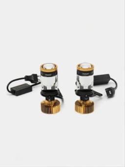 Zimmer Y7D H4 — комплект LED‑ламп для фар с линзами