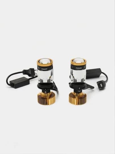 Zimmer Y7D H4 — комплект LED‑ламп для фар с линзами