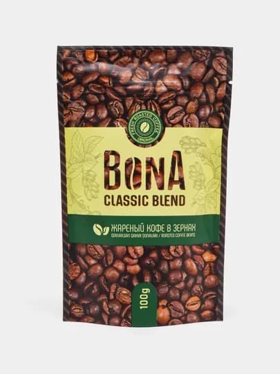 Кофе в зёрнах "BONA", 100 гр