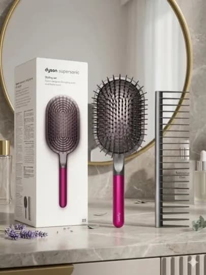 Набор массажной расчески и гребня для волос, в стиле Dyson