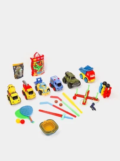 Мега набор для мальчиков и девочек, игрушки для детей The Repulblic of Toys — PRPLAST-MEGANAB-АМЕТИС