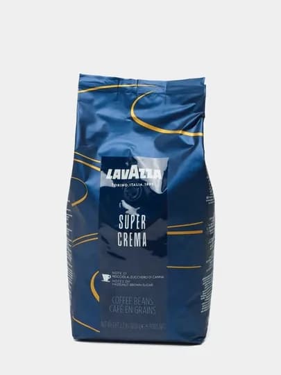 Кофе зерновой Lavazza Super Crema, 1 кг