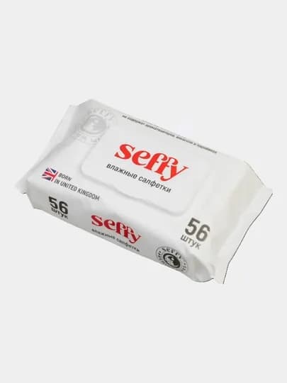 Гигиенические влажные салфетки Seffy, 56 шт — NHP-SFGVS