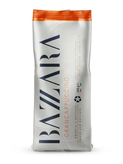 Кофе молотый Bazzara Grancappuccino, 250 г, 80% арабика, средняя обжарка