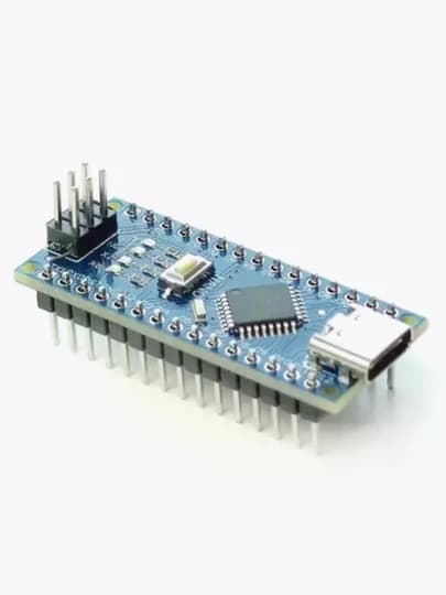 С кабелем Контроллер плата Arduino Nano CH340G Type-C ATmega328, 16 МГц
