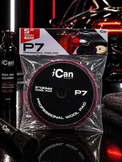 ICan P7 wool pad 130mm (5”) – полировальный круг из шерсти