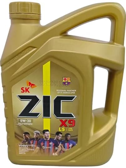 Моторное масло ZIC X9 5w-30, 4 л, сделано в Корее — SHOPSSS-ZICX95W30