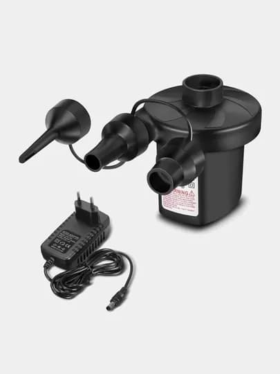 Электрический насос 220V/12V с 3 насадками, совместим с Intеx/Bestway — TCHSHP-AKM121