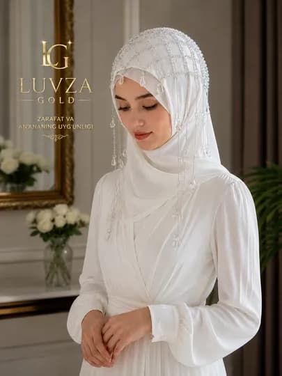 Это диадема Абадов девушки невесты — LUVZA-ABADOKBU-БЕЛЫЙ