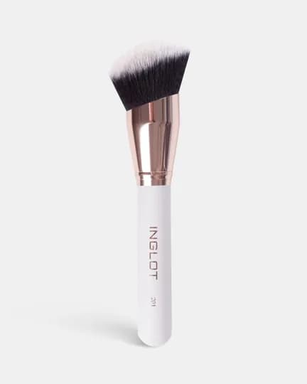 Кисть INGLOT для нанесения продуктов для лица, синтетический ворс MAKEUP BRUSH 201 — INGLOT-DLYALISAKIST201