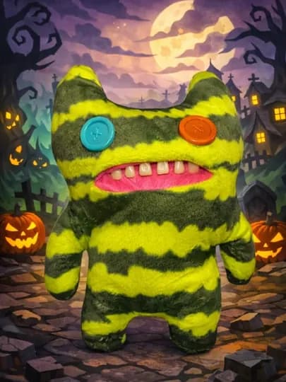 Мягкая игрушка монстрик ФУГЛЕР, FUGGLER — ЧИНИЛЫЧ-ОНЕОЕНОРРРТ-БЕЖЕВ