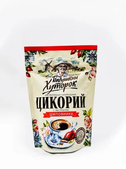 Цикорий натуральный, гранулированный с экстрактом шиповника, Бабушкин Хуторок, 100 г