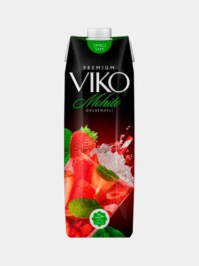 Сок Viko Мохито - Клубника, 1 л