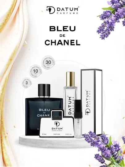 Парфюм для мужчин Datum Parfume Bleu de Chanel с бергамотом, лавандой и сандалом