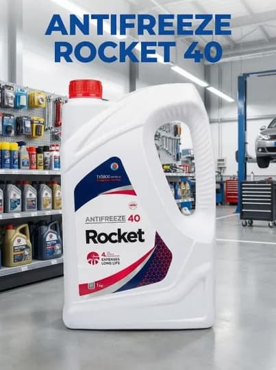 Антифриз Rocket -40°C, охлаждающая жидкость G11 / G12, 5 кг — ROYALPL-ROCKETANTIFREEZE