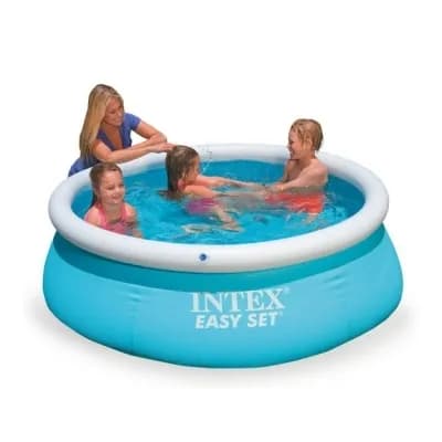 Легкий установленный надземный бассейн Intex Easy Set 244x61