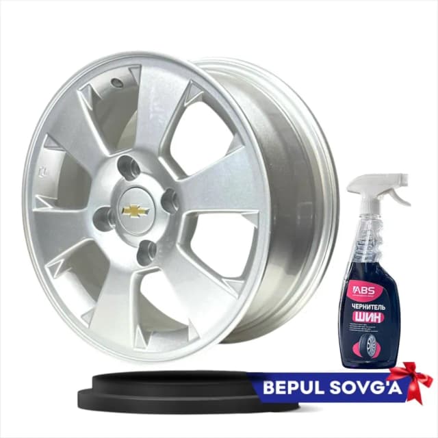 Диск GM New 2024 R15x114 (Lacetti, Gentra, Epica), серебристый
