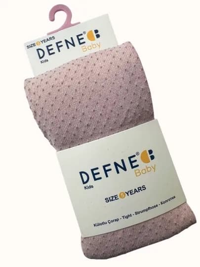 Детские колготки Defne Bebe для осенние, средней плотности, однотонные — MITESO-DETKOLG-БАГРОВ-4 года