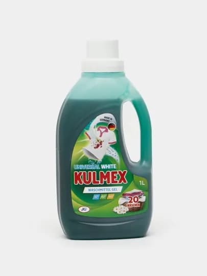 Гель для стирки KULMEX Universal, для белого и цветного, 1 л, Германия
