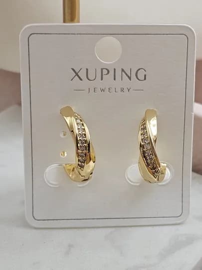 Кольцевые серьги для девочек и женщин, Xuping