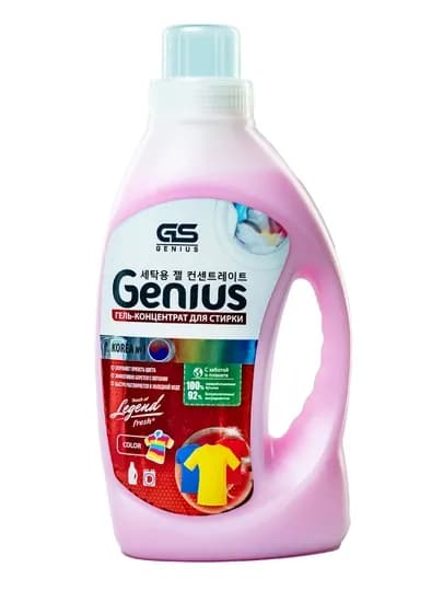 Гель для стирки Genius Color, 2.2 л, розовый — GENIUS1-22ROZOV