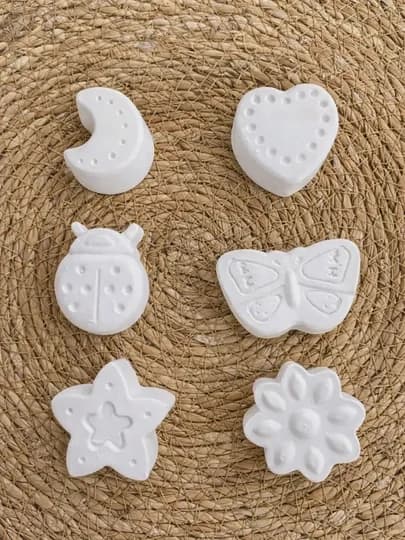 Фигурки из гипса для детского творчества, для раскрашивания, набор — SVETLO-FIGURKI-ЖЕЛТ
