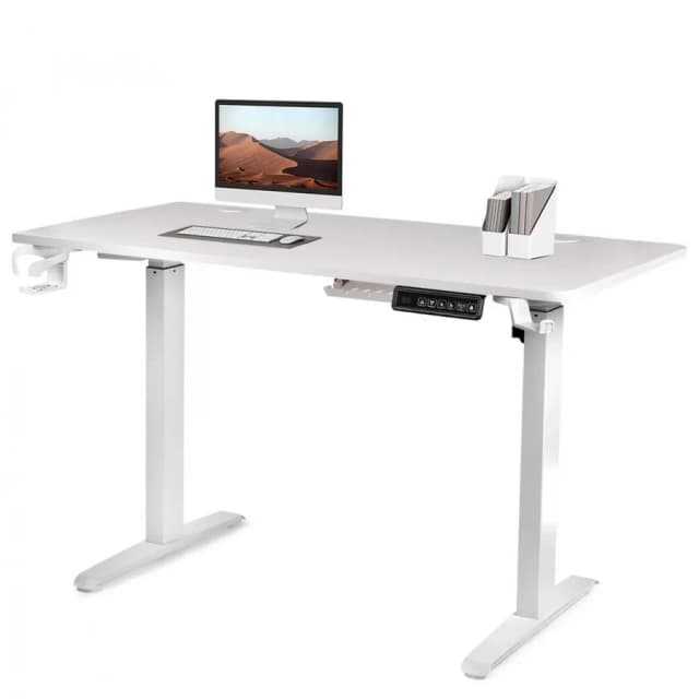 Регулируемый по высоте офисный компьютерный стол W&H Adjustable Office Computer Desk (белый)