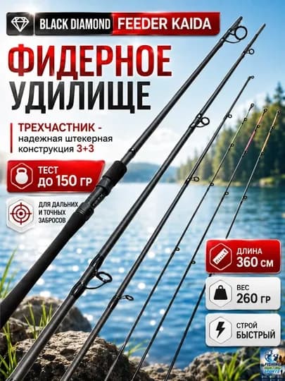Профессиональное фидерное удилище для рыбалки