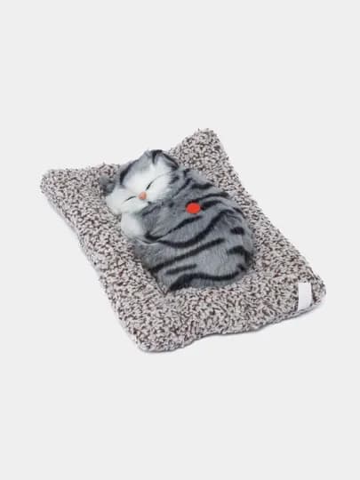 Сувенирная игрушка "Спящий котенок щенок", аксессуар для машины