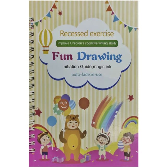 Recessed exercise Fun Drawing