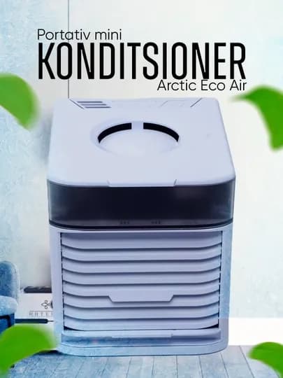 Портативный мини кондиционер Arctic Eco Air с функцией увлажнения, 3 в 1