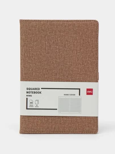 Ежедневник Deli N118G, хаки, A5, 96 листов, 80 г/м²