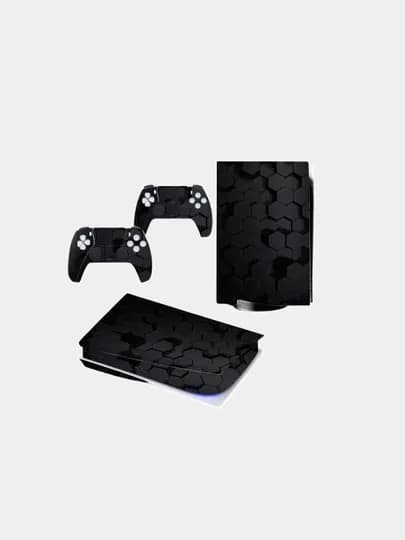 Наклейки для игровых консолей PS5 PlayStation 5 — DALONG-131-ЧЕРН-SLMDISK